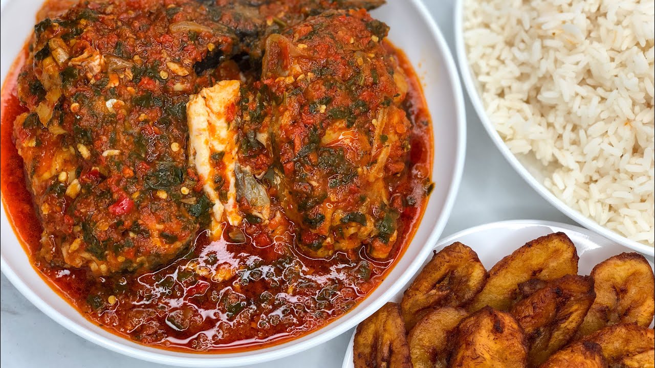 FRESH FISH SPINACH STEW