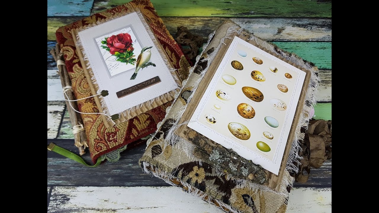 Fabric Cover Journals | Nature Junk Journals