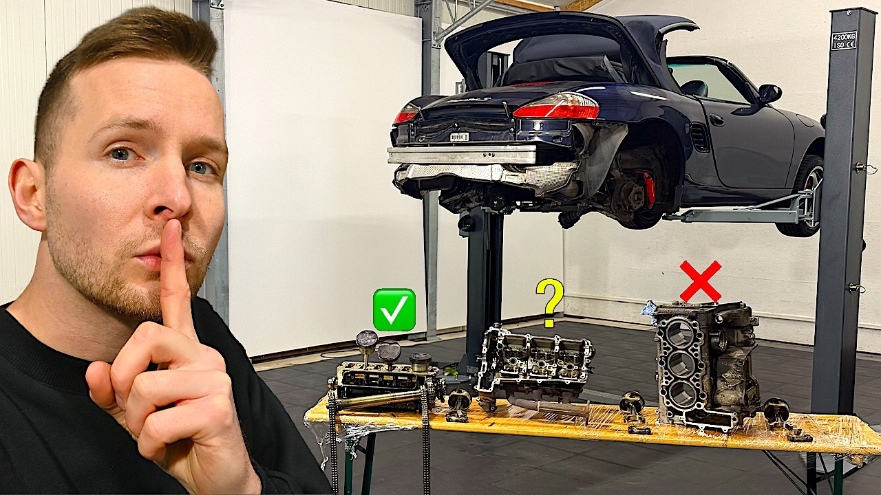 UNMÖGLICHE RETTUNG? Ich zerlege den zerstörten Motor des 5000€ Porsche & finde es herraus!