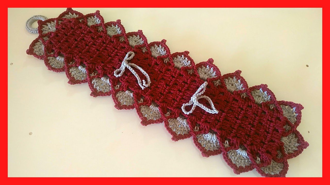 porta papel higiênico de croche