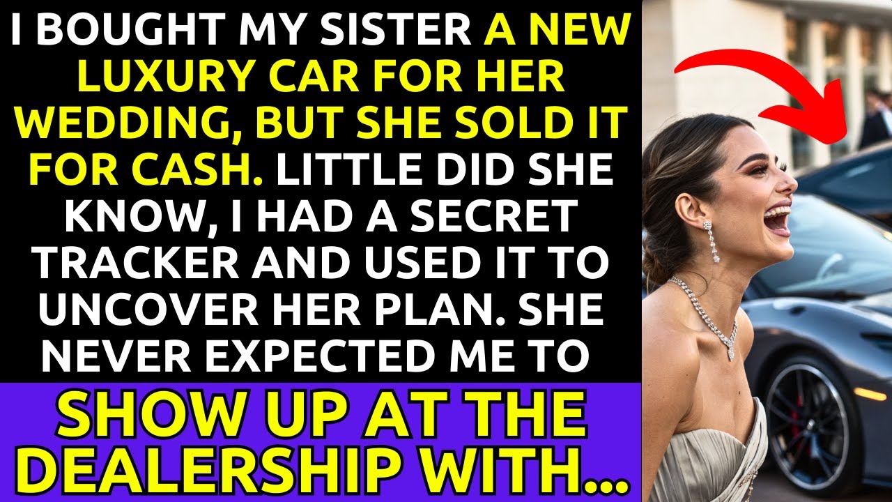 I Bought My Sister a Luxury Car, But She Sold It. Thanks to My Tracker, I Showed Up at Dealership