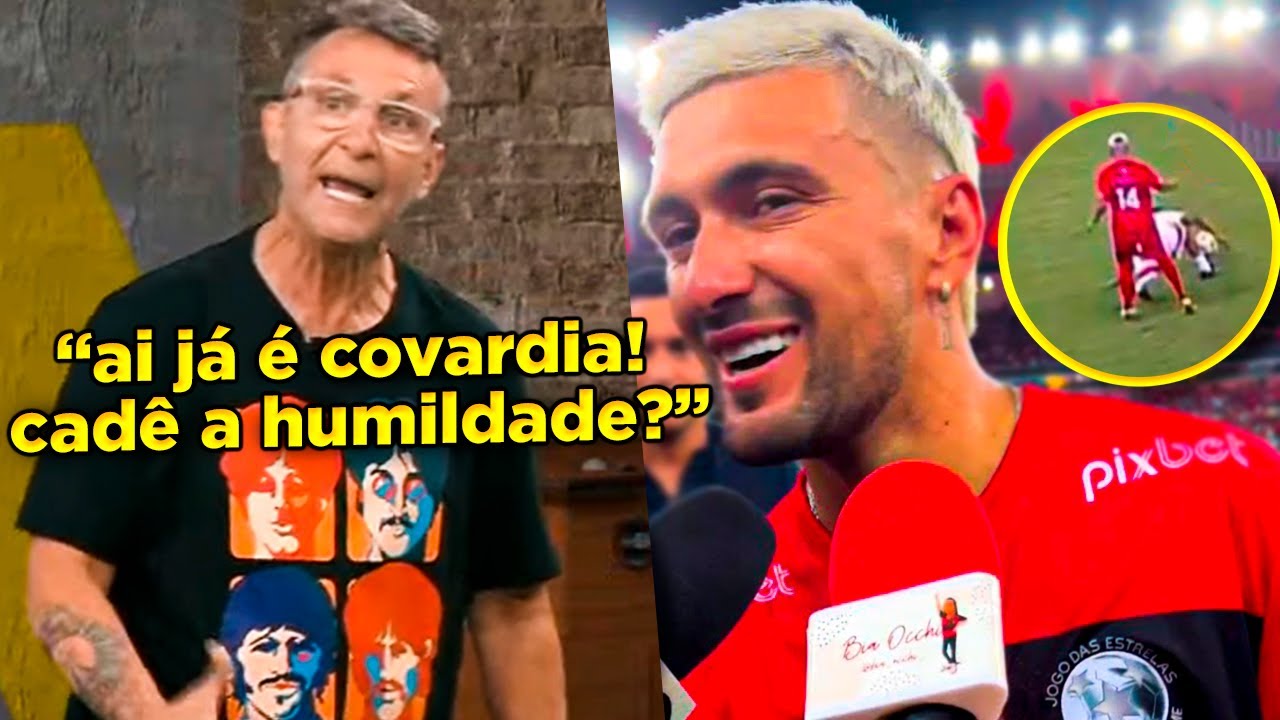 NETO FICOU TODO BOLADO PORQUE O ARRASCAETA HUMILHOU NO JOGO DAS ESTRELAS!!