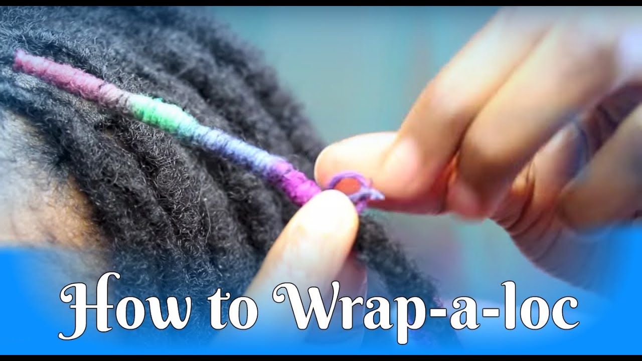 Wrap A Loc Style! | Dreadlocks Tutorial | Using Beading Twine