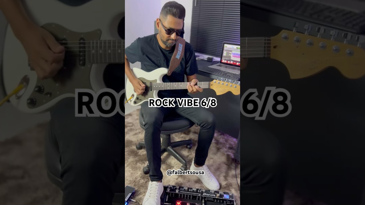 ROCK VIBE 6/8 Solo #guita #musica #guitar #guitacam #guitarsolo