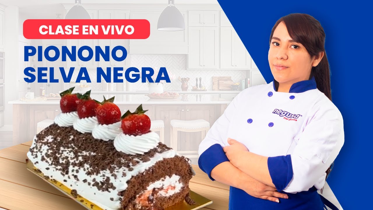 Clase en vivo: Pionono selva negra