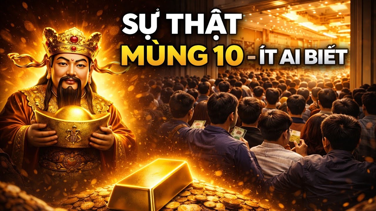 Bí Ẩn Ngày Vía Thần Tài Mùng 10 – Sự Thật Ít Ai Biết | Vì Sao Người Dân Đổ Xô Đi Mua Vàng