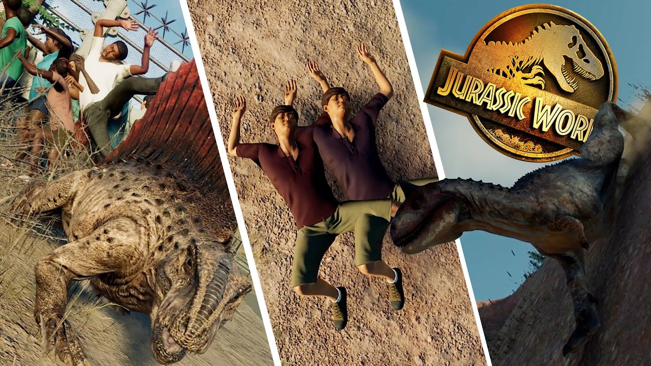 Самые забавные моменты в Jurassic Park - Jurassic World Evolution 2 Геймплей