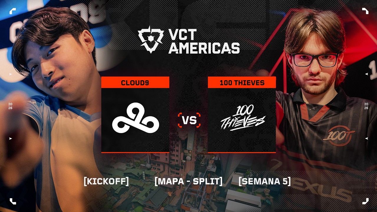 C9 vs 100T — VCT Americas Kickoff — Llave Inferior — Mapa 2
