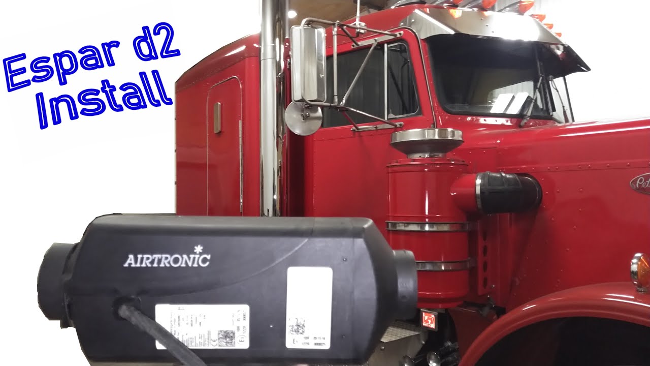 ep39 Peterbilt 359 Ремонт - установка стояночного отопителя