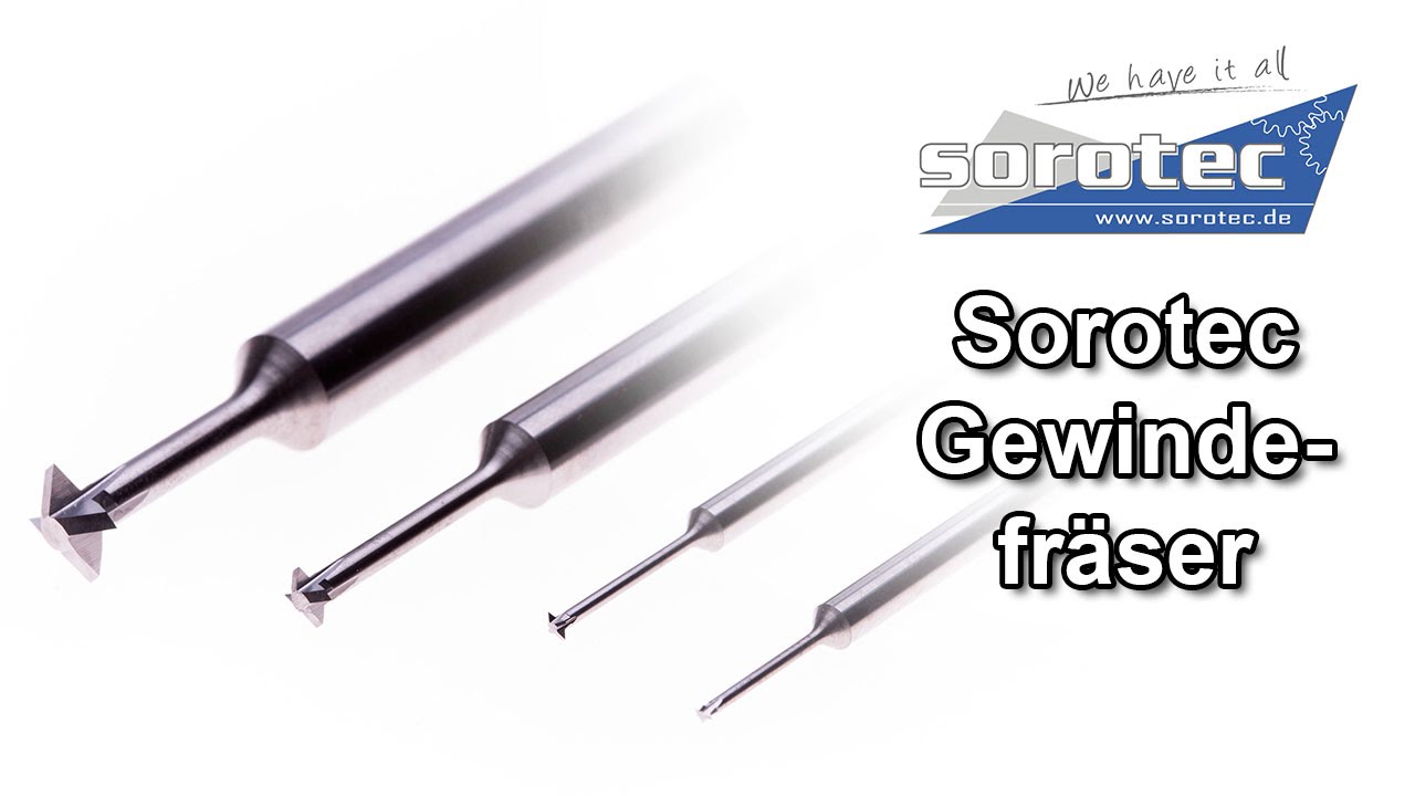 Sorotec Gewindefr&auml;ser Thread Mill || Sorotec || Portalfr&auml;sen & CNC-Zubeh&ouml;r