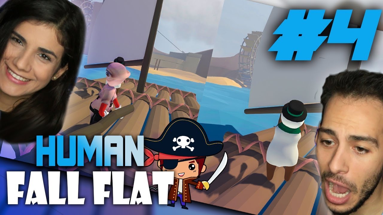 ΓΚΑΦΑΤΖΗΔΕΣ ΝΑΥΑΓΟΙ ft Konstantina | Human Fall Flat #4