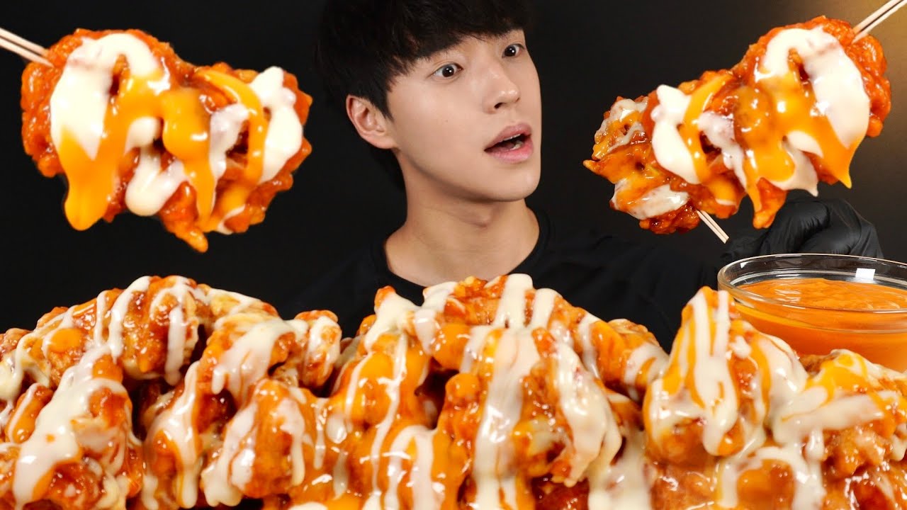소스 듬뿍! 처갓집 슈프림 양념치킨 먹방 FRIED CHICKEN MUKBANG ASMR EATING SOUNDS