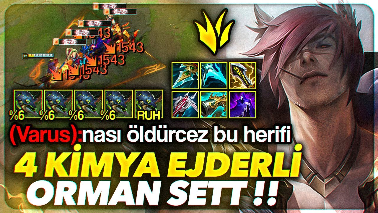 OHAA !! JUNGLE SETT VE ÖLÜMSÜZ !! 4 KALKAN EJDERLİ İLE FULL AD KASTIM !! | Ogün Demirci