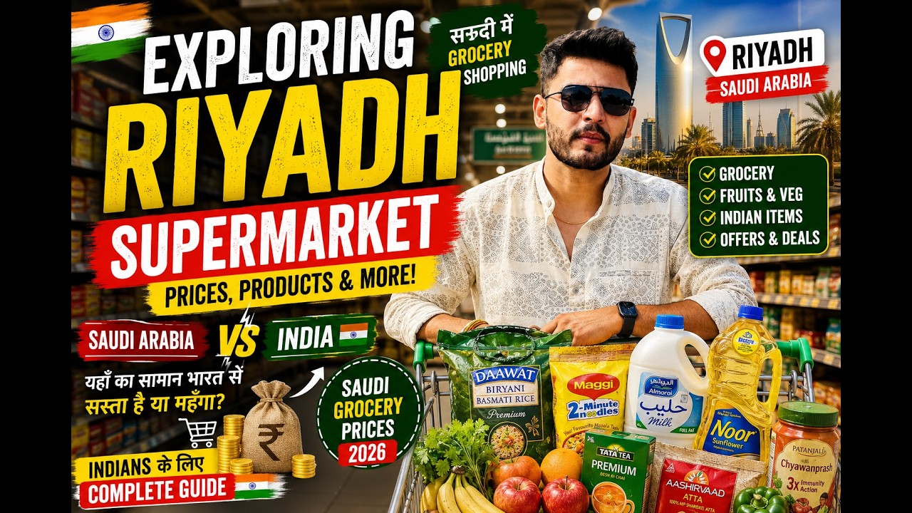 Indian Products in Saudi Arabia? Full Riyadh Supermarket Tour!