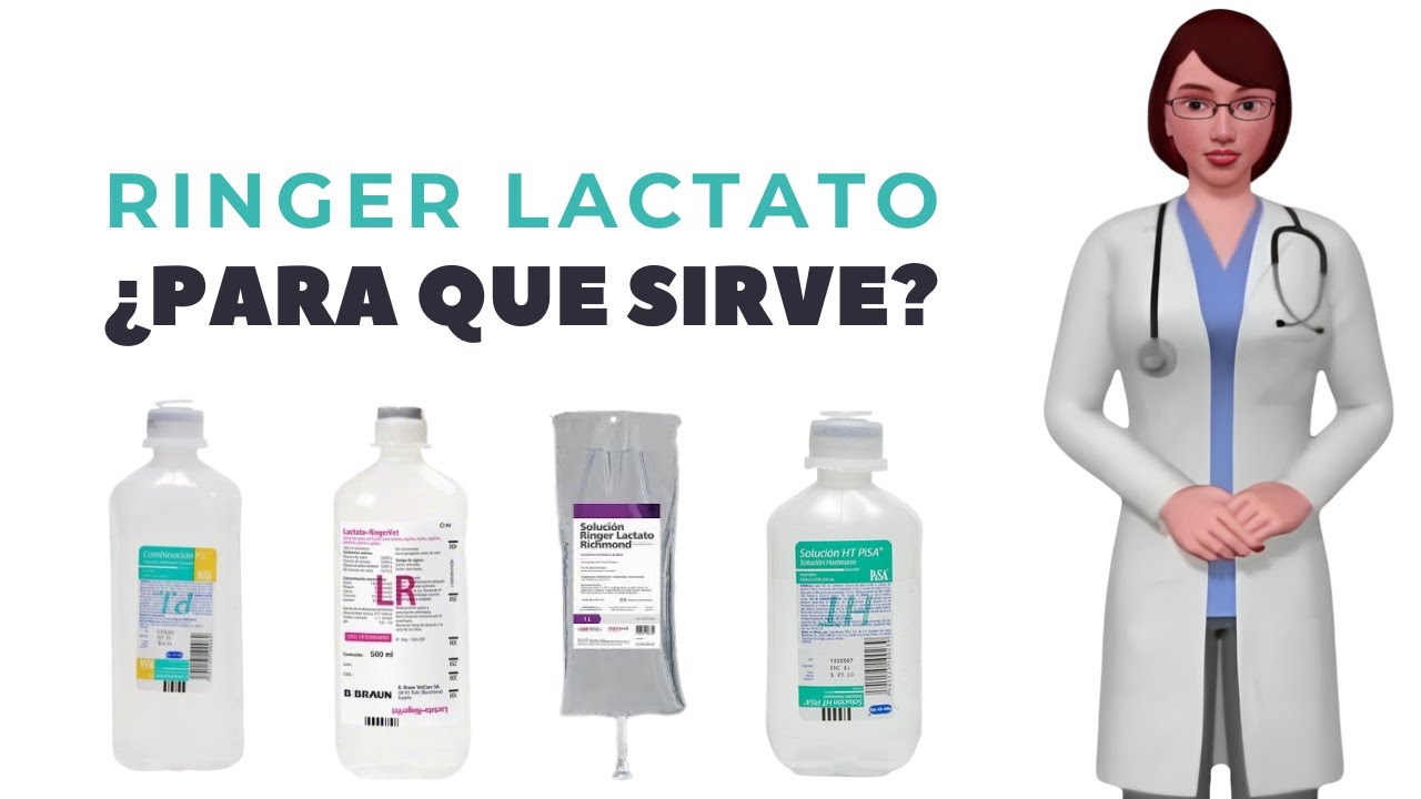 RINGER LACTATO qu&eacute; es y para qu&eacute; sirve ringer lactato, como tomar ringer lactato