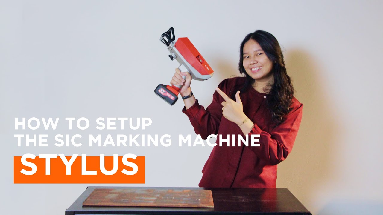 How to Set Up The SIC Marking Machine E-Mark [Stylus & Punch Indicator]