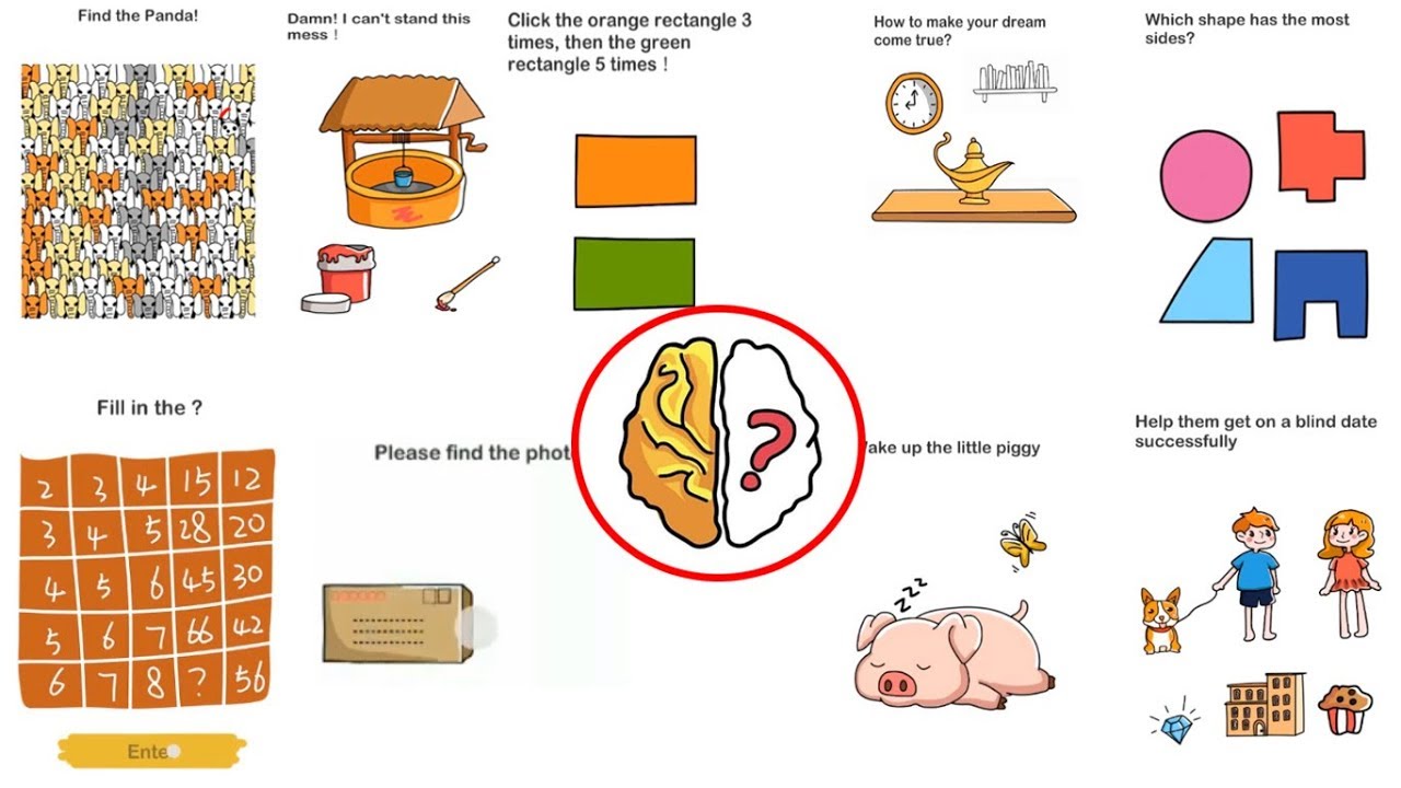 Brain Out Level 51 52 53 54 55 56 57 58 59 60 Walkthrough