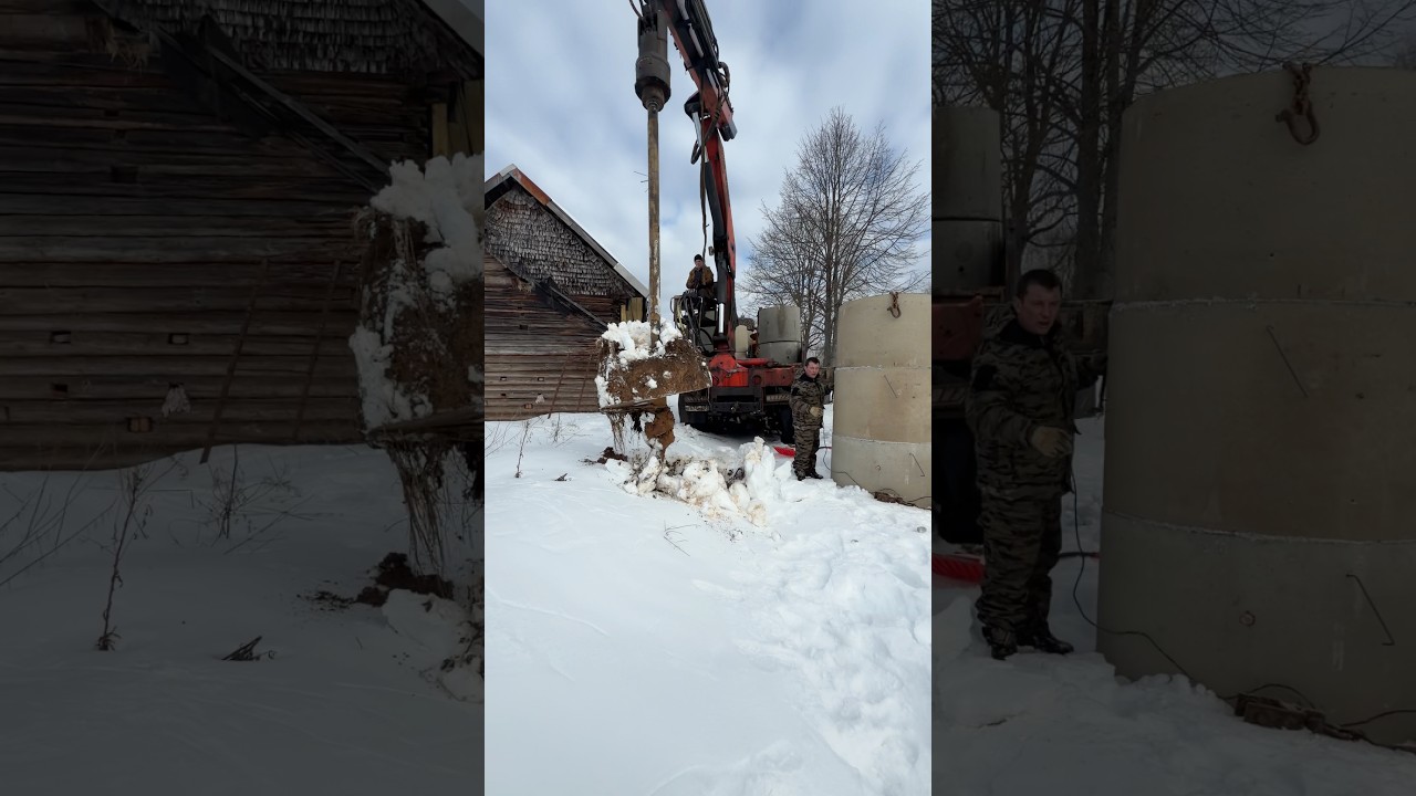 Бурим колодец в Конаковском районе Тверской области