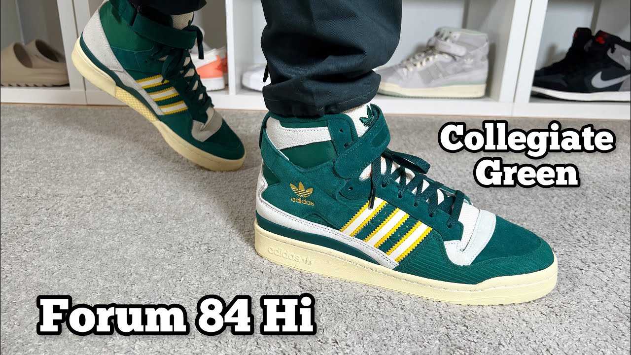 Adidas Forum 84 Hi Collegiate Green Review& On foot