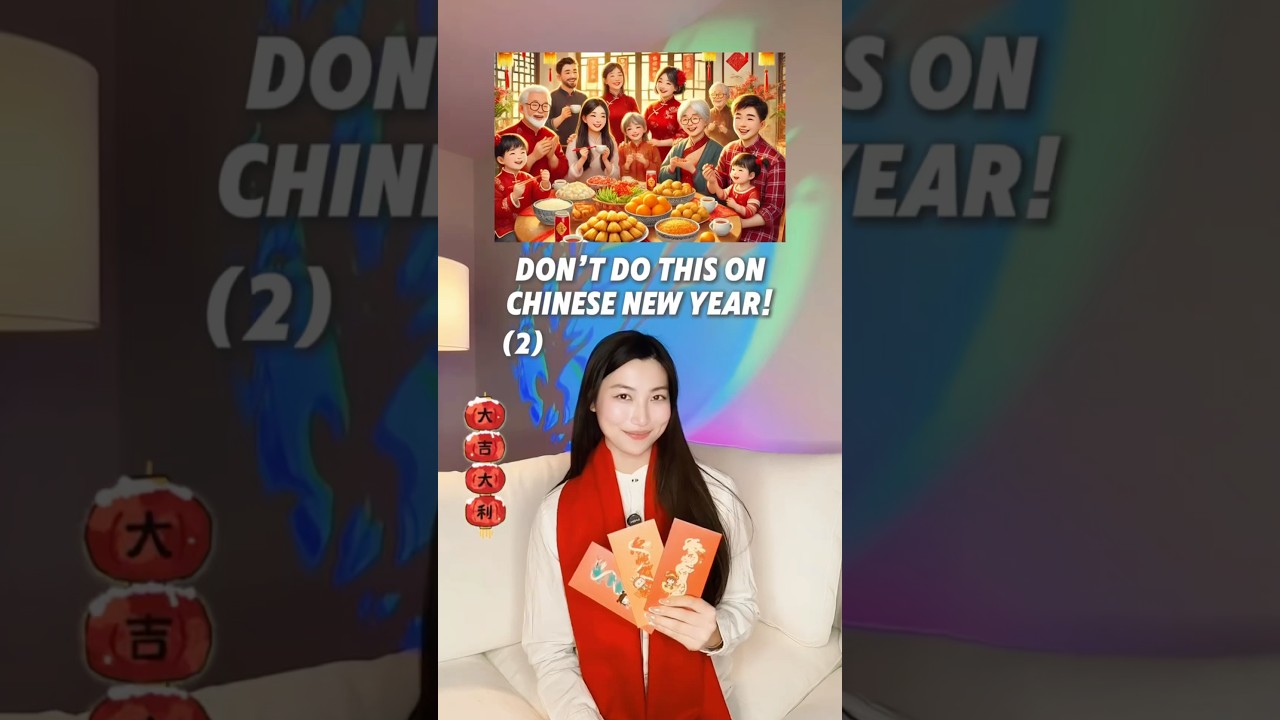 Don&rsquo;t Do This on Chinese New Year (2) 🤫 #china #chineseculture #tradition #superstition #fengshui
