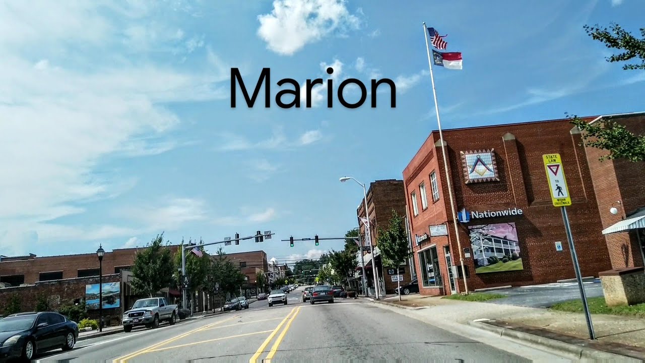 Marion, NC, USA | Driving Tour Downtown | Slow TV