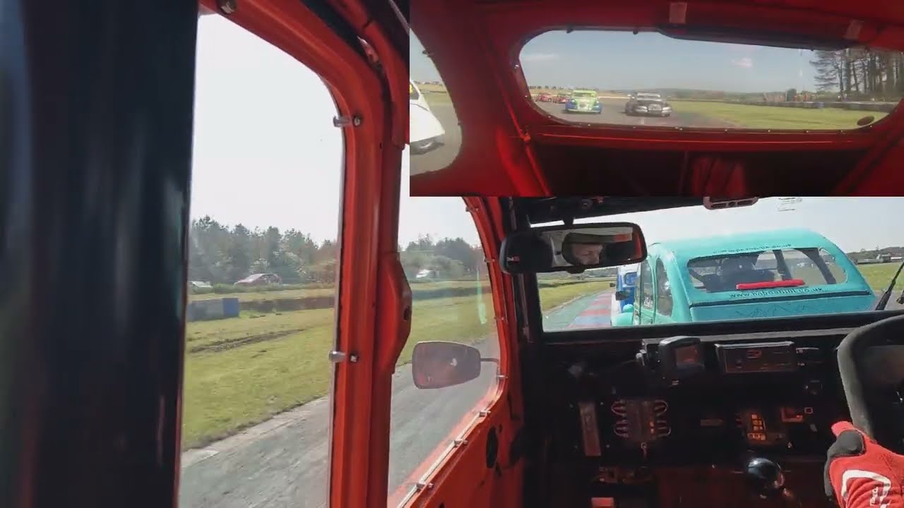 Citroen 2cv Racing 2025. Pembrey Race 1.