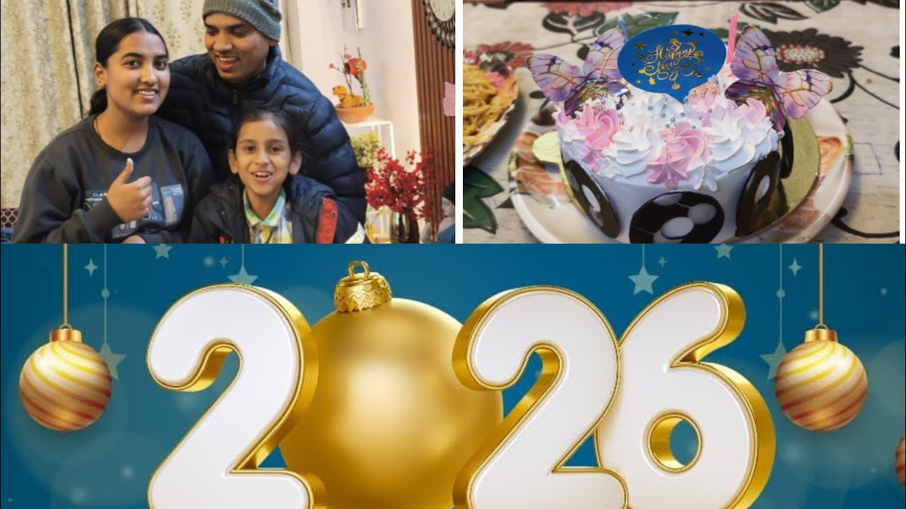 New year celebration 2026🎊 🎉// हमने की खूब मस्ती aur dance💃🕺
