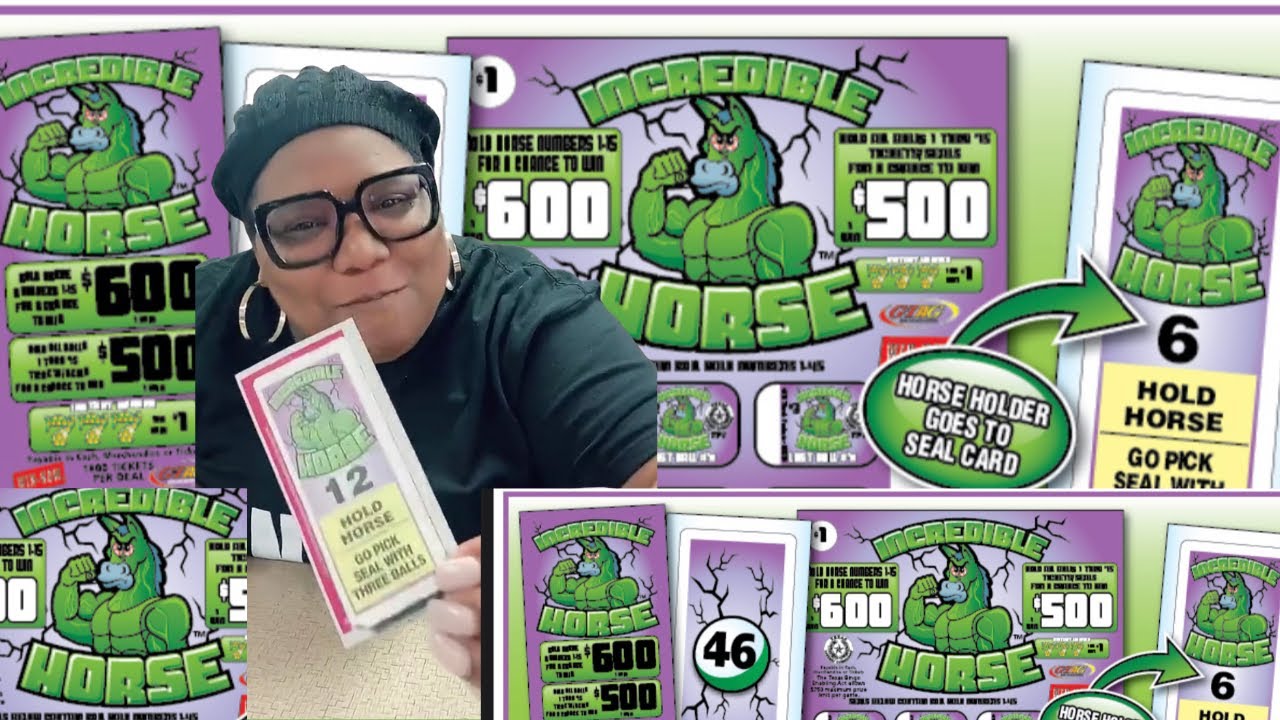 Playing: $1100 Incredible Horse Race Bingo Pull Tab and I WON🎉