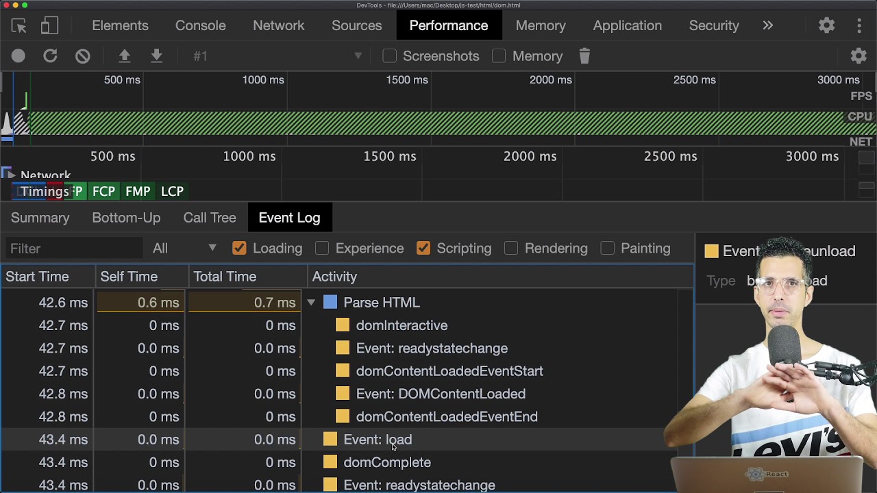 #1 How to use event listeners to access a DOM Element (DOMContentLoaded)  - JavaScript DOM Darija