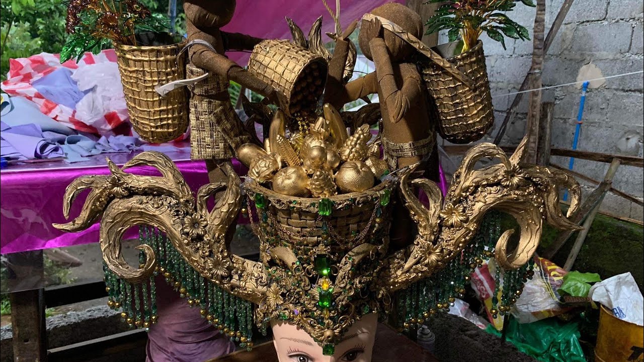 Gumawa ako ng Harvest Theme (kapakyanan festival) Headress