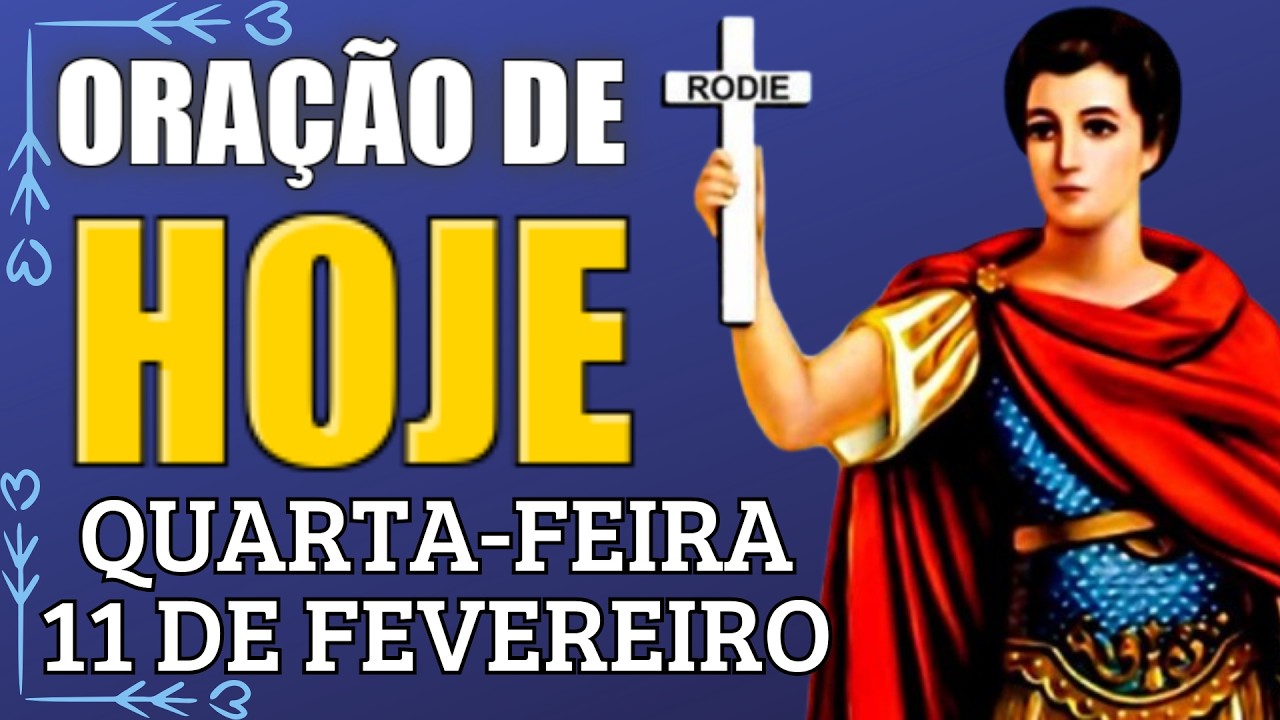 ORAÇÃO DE HOJE (11/02) A SANTO EXPEDITO | ORAÇÃO MILAGROSA A SANTO EXPEDITO PARA RECEBER UM MILAGRE!