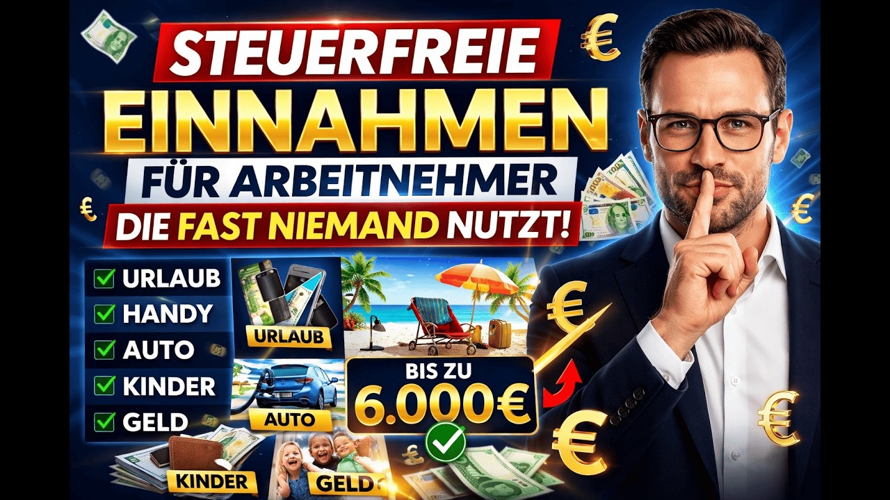 Steuerfreie Einnahmen für Arbeitnehmer, die fast niemand nutzt!