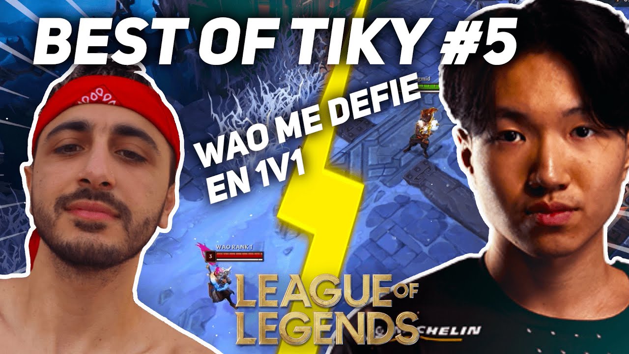 WAO ME DEFIE EN 1V1 MAP ARAM, NISQY LE MENTEUR - BEST OF TIKY #5