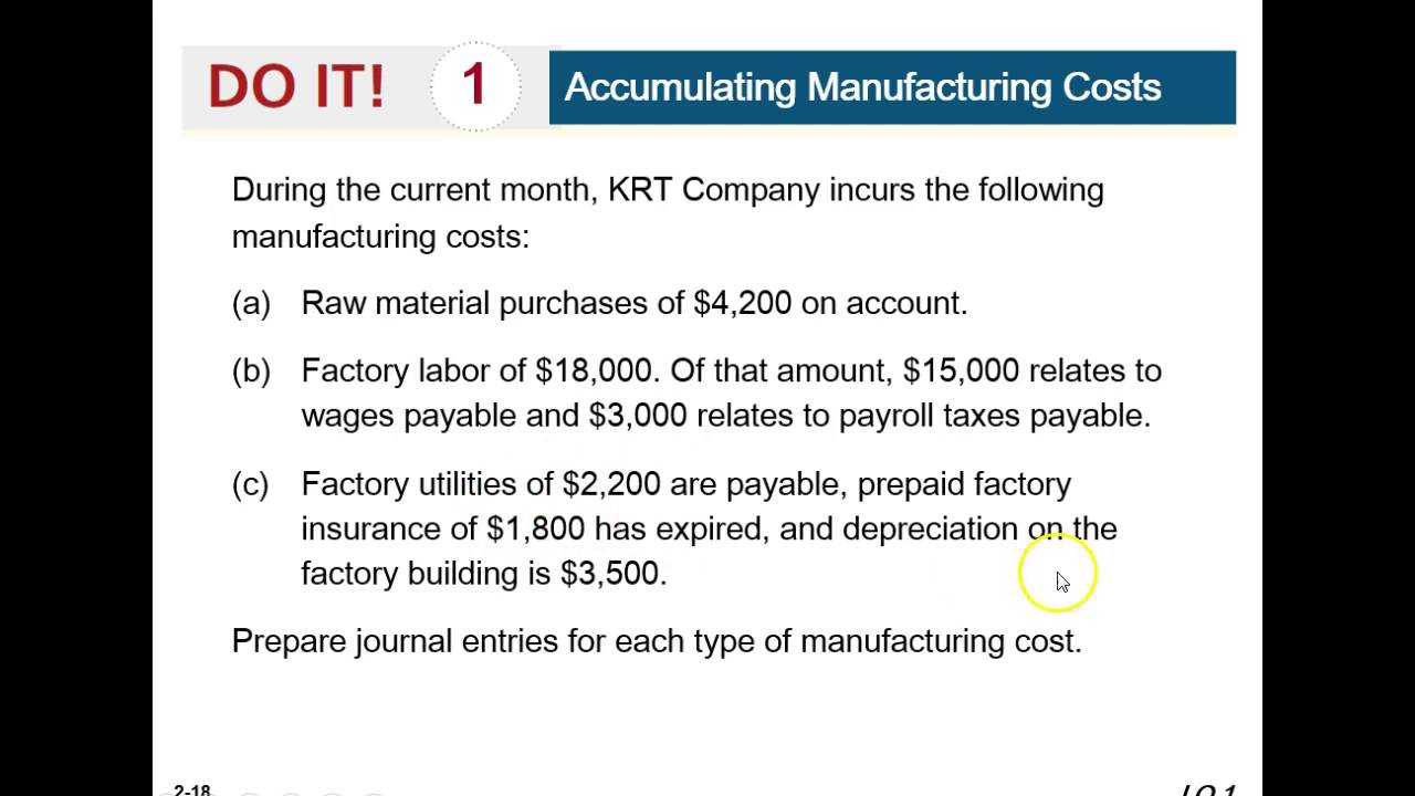 Managerial Accounting Chapter 2 Lecture
