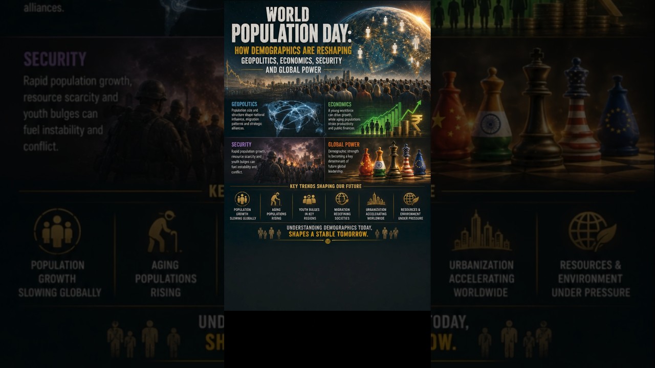 Demographics Will Decide the Next Superpower #geopolitics #worldpopulationday #ukrainewar