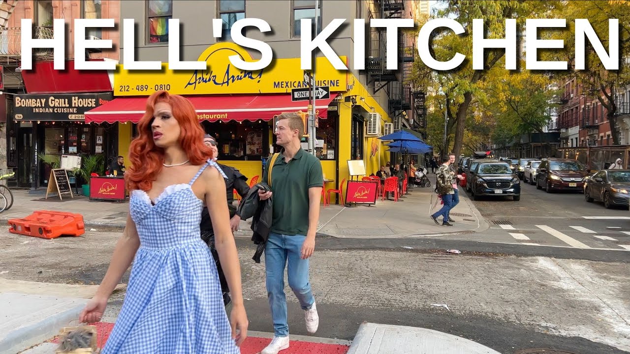 NEW YORK CITY Walking Tour [4K] - HELL'S KITCHEN