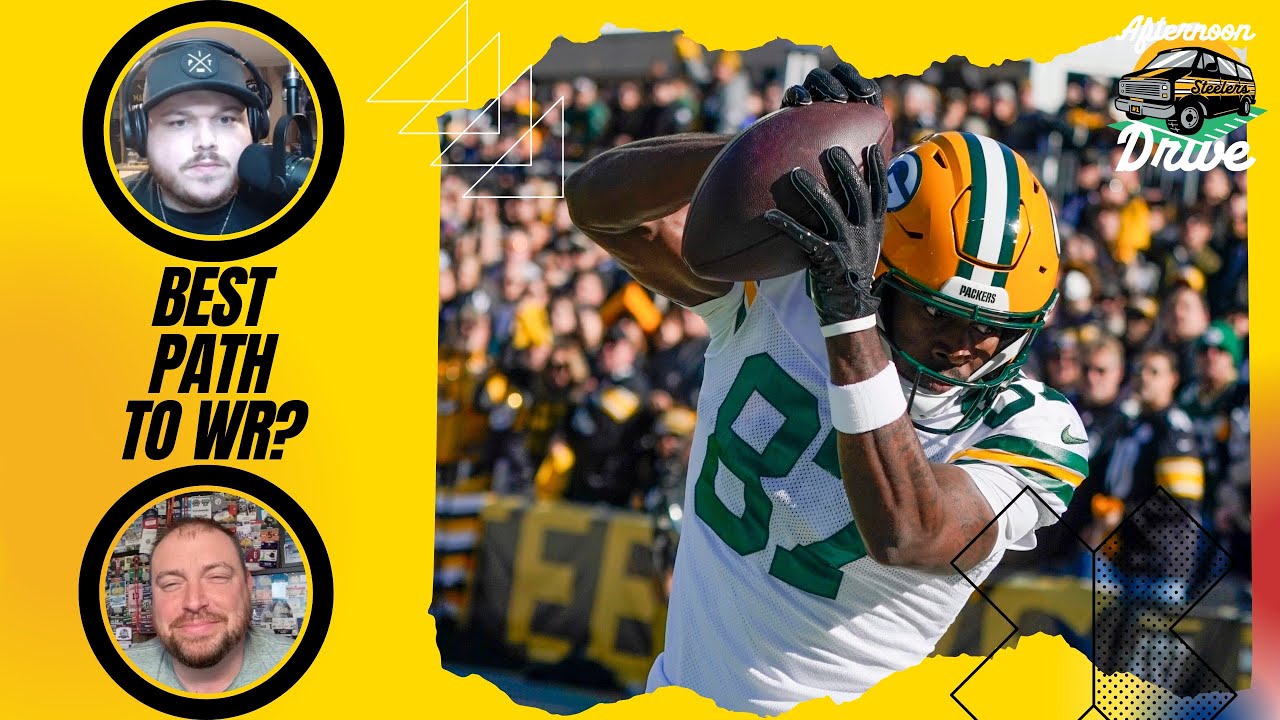 Best Path to Steelers Landing WR? | Steelers Afternoon Drive