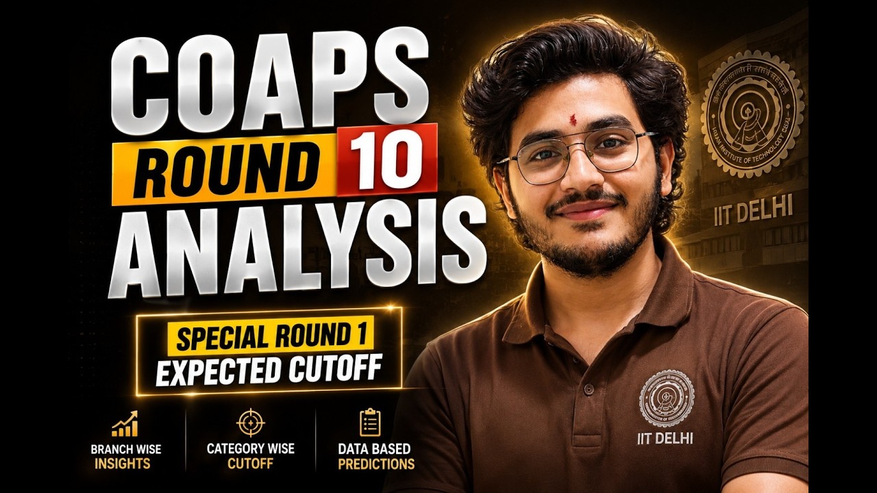COAP Round 10 Analysis 🔥 | CCMT 2026 Special Round 1 Expected Cutoff | NIT, IIIT & GFTI Chances