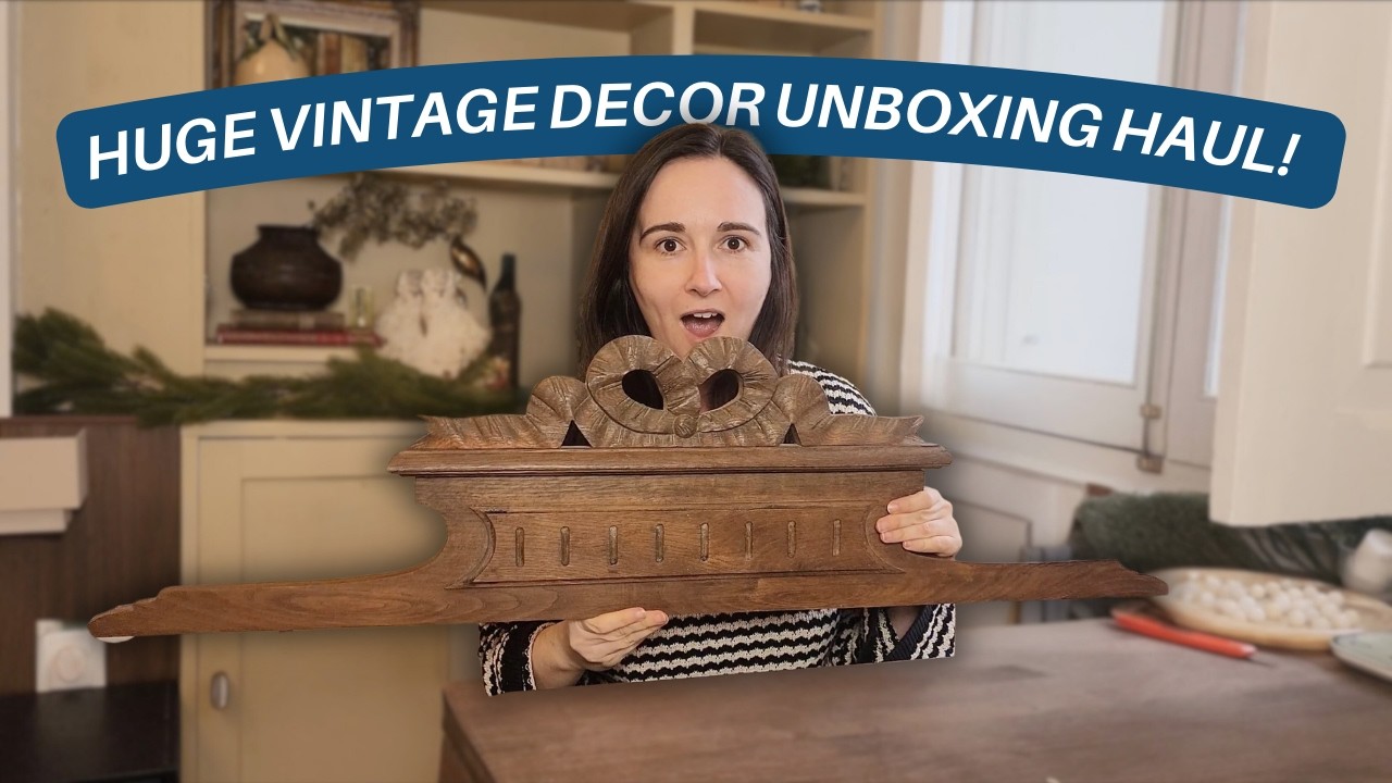 HUGE Vintage Decor Unboxing HAUL | Vinted Reseller Product Sourcing
