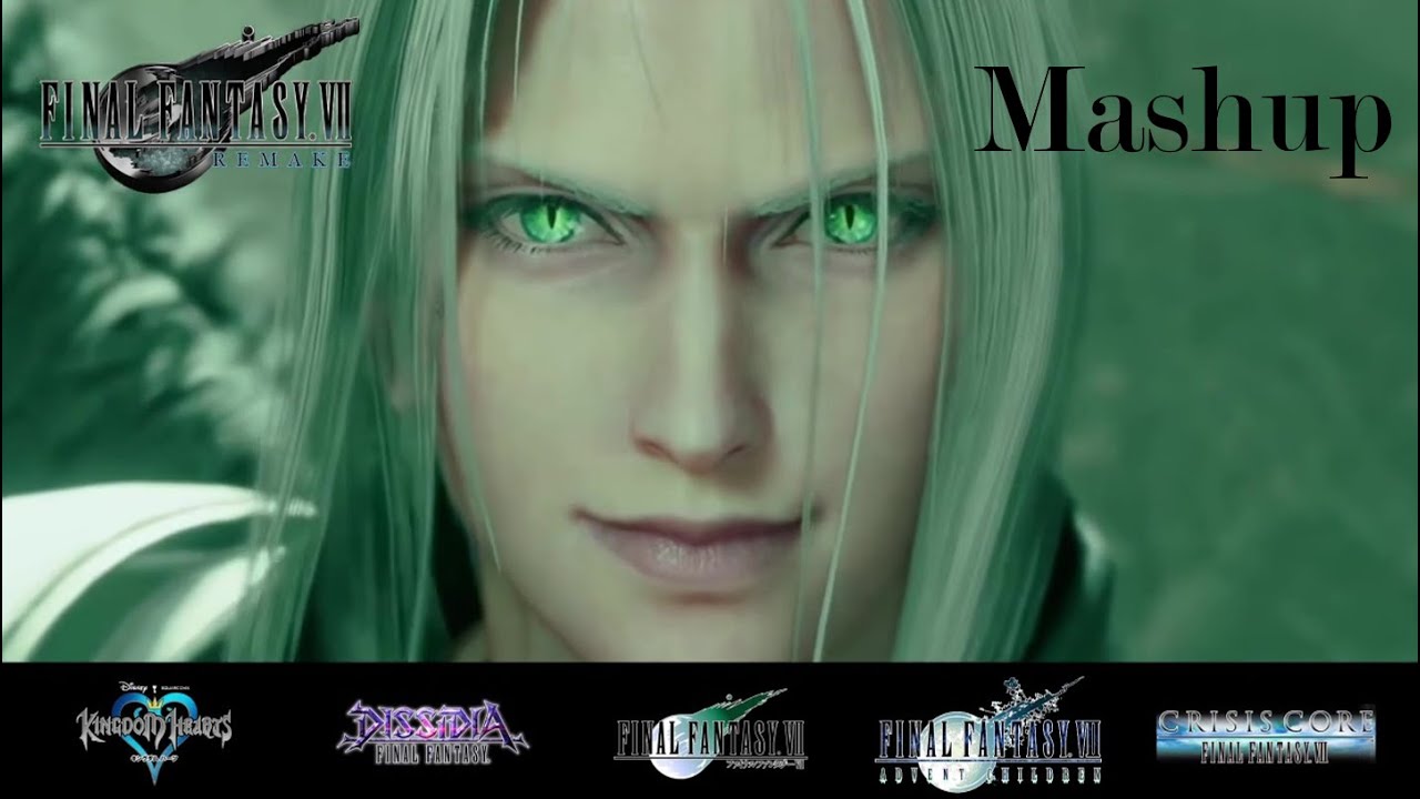 [映像付き]  片翼の天使 -再生- 混ぜてみた / One-Winged Angel Rebirth Mashup
