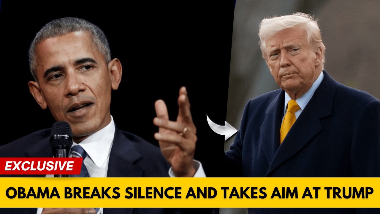 Obama Finally Speaks Out With Sharp Criticism of Trump | The Message Behind His Words