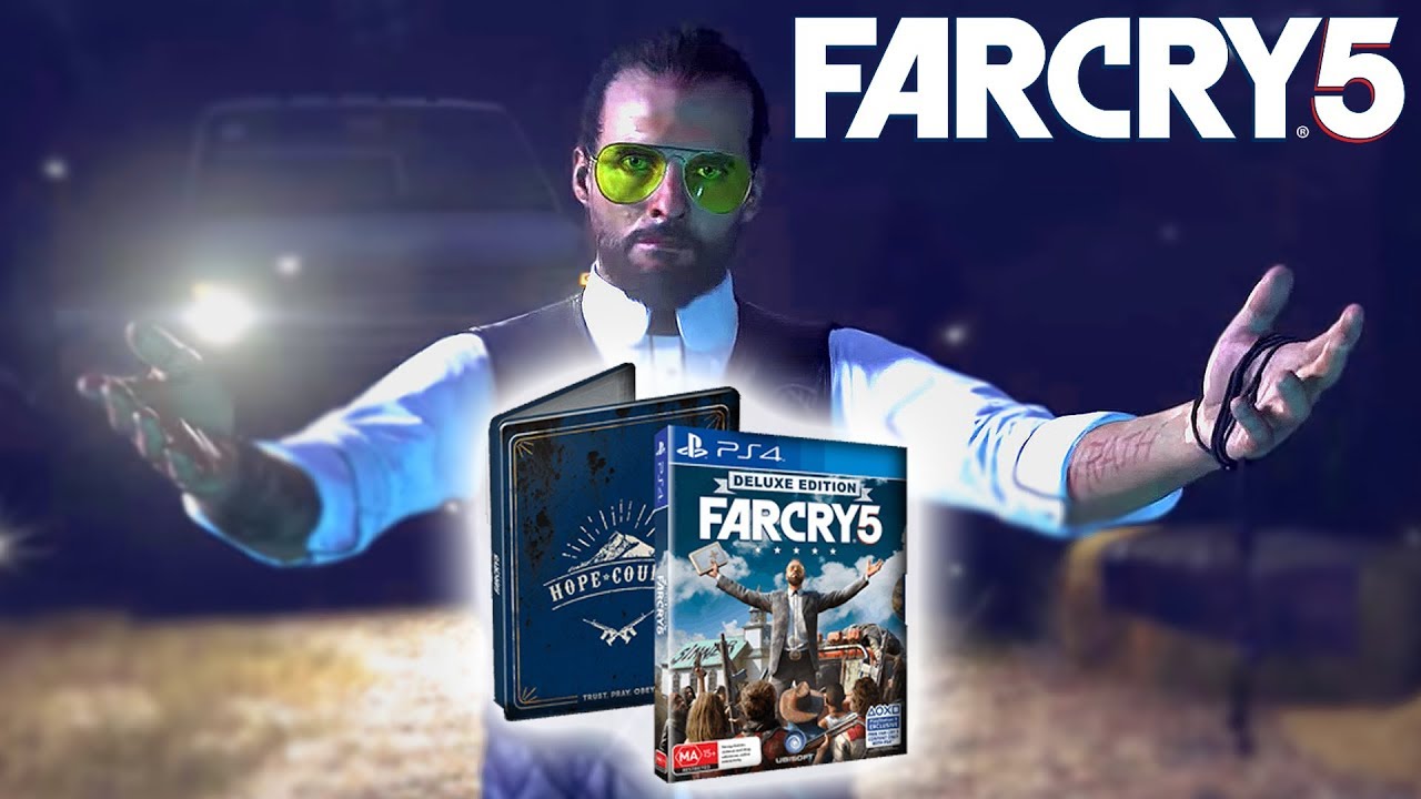 FAR CRY 5 DELUXE EDITION UNBOXING - PS4 PRO