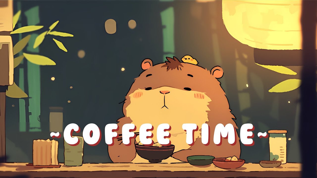 Capybara Lofi Zone - Study Session Music Mix ~ Cozy Atmosphere ~ 🦫 🍵 ✨