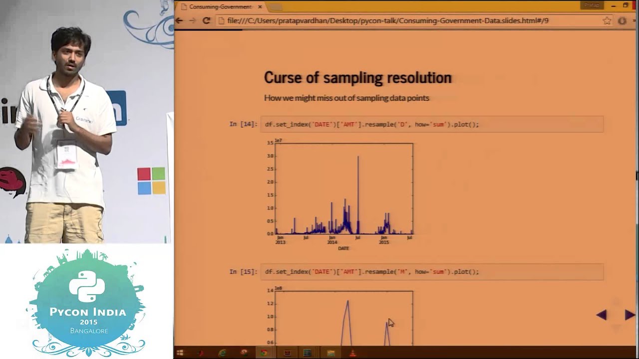 Consuming Government Data with Python and D3 - PyCon India 2015