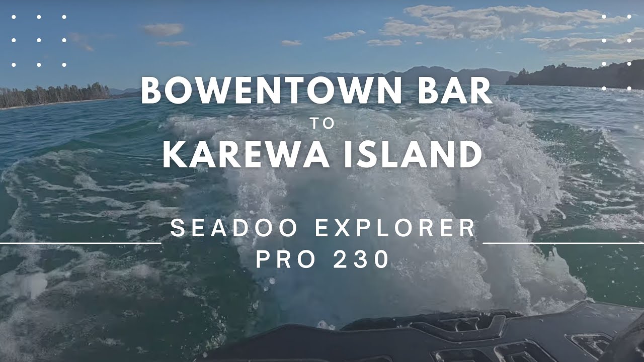 Bowentown Bar Crossing / Karewa Island / Tauranga Harbour Entrance - SeaDoo Explorer Pro 230 ASMR.