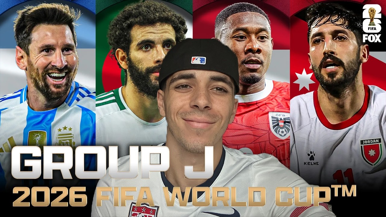World Cup 2026 Group J Breakdown - Argentina, Algeria, Austria, Jordan