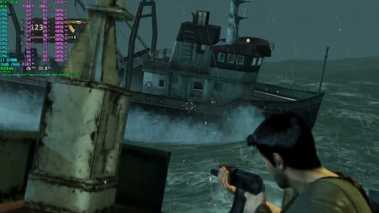 Uncharted 3: Drake's Deception (RPCS3) | i7-8700K, RTX 2070