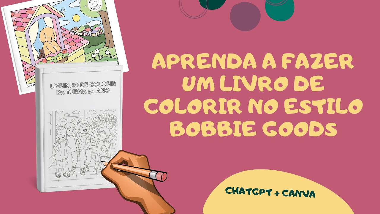 Aprenda a fazer um livro de colorir no estilo Bobbie Goods
