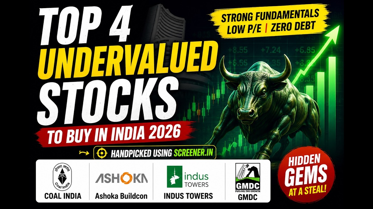 Best undervalued Stocks to Watch in 2026 | 4 Hidden Gem stocks that Could Grow Big in 2026