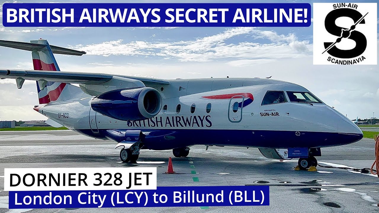 SUN AIR: The Best Airline No One's Heard Of | Dornier 328 | London City to Billund | Trip Report